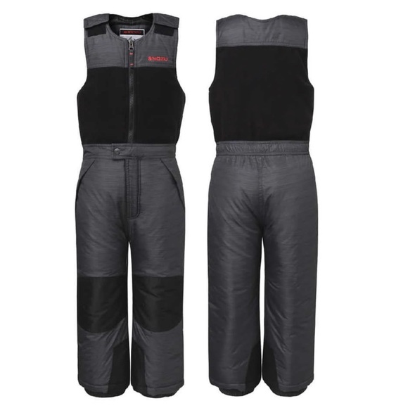 Snow Bib Pants 4T Weather Resistant Adjustable Zip Closure Snozu Winter Sporty - Picture 12 of 12